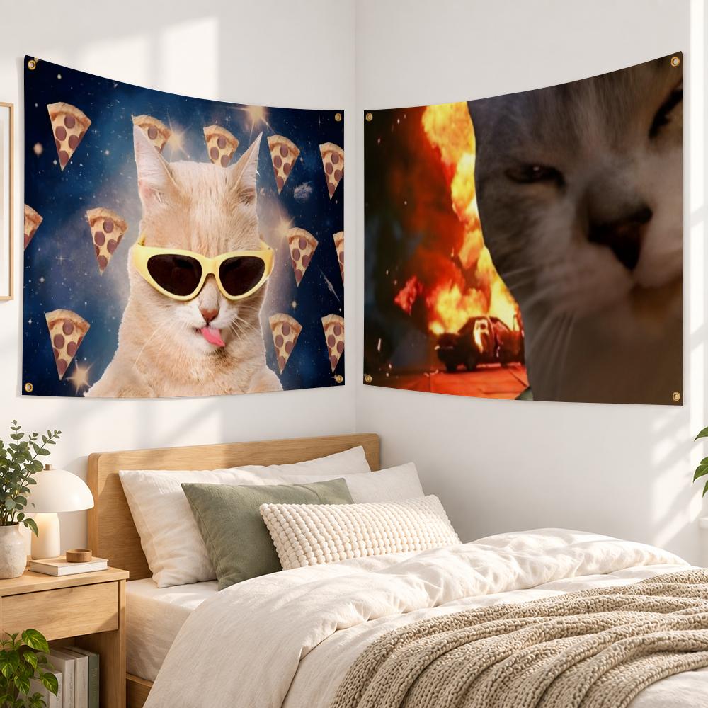 面白い猫の写真。パーティー、クラブ、屋外、室内の壁の装飾、バ - Photography Club のレビューと価格