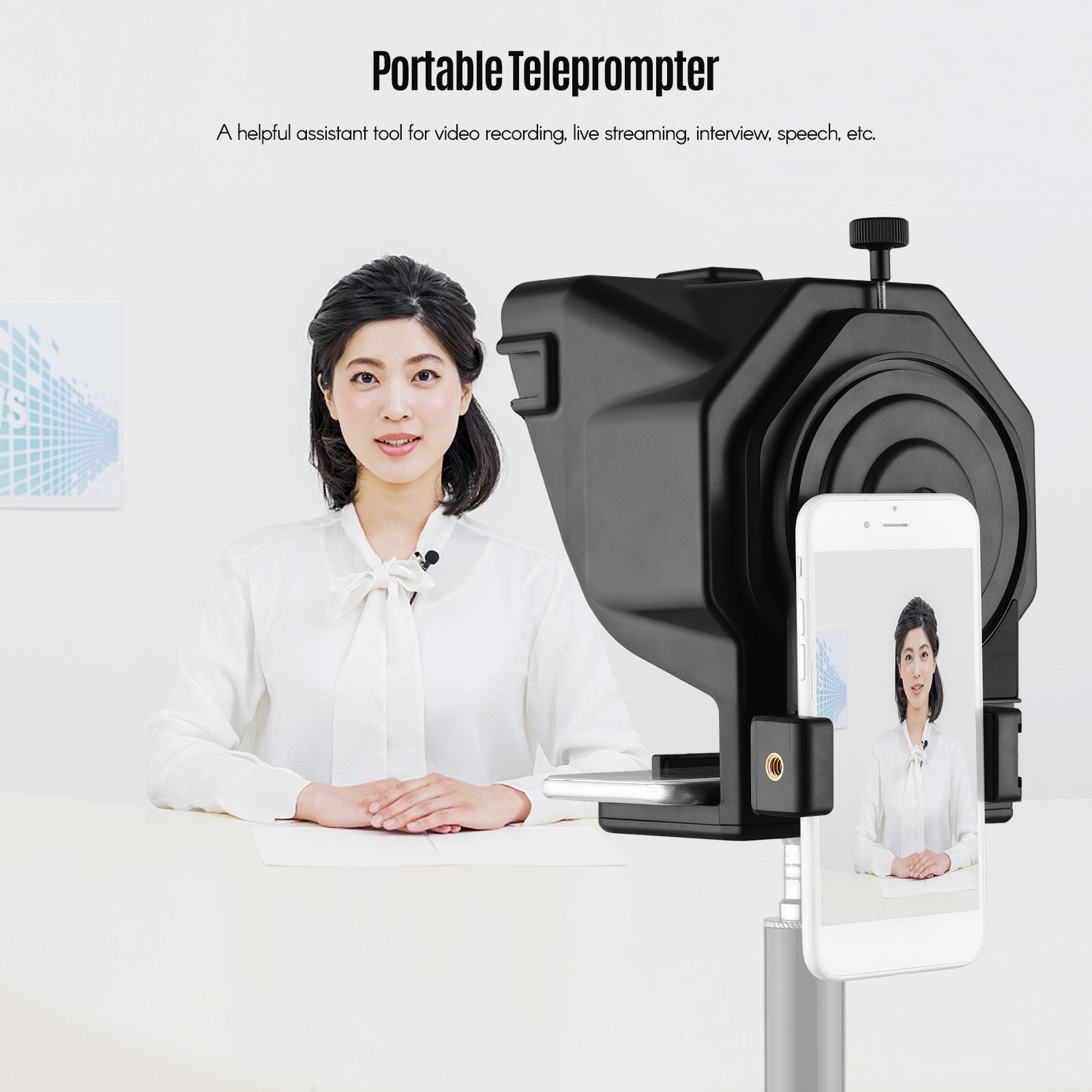Andoer-ポータブルスマートフォンテレプロンプター、電話 - Photography Prompt のレビューと価格