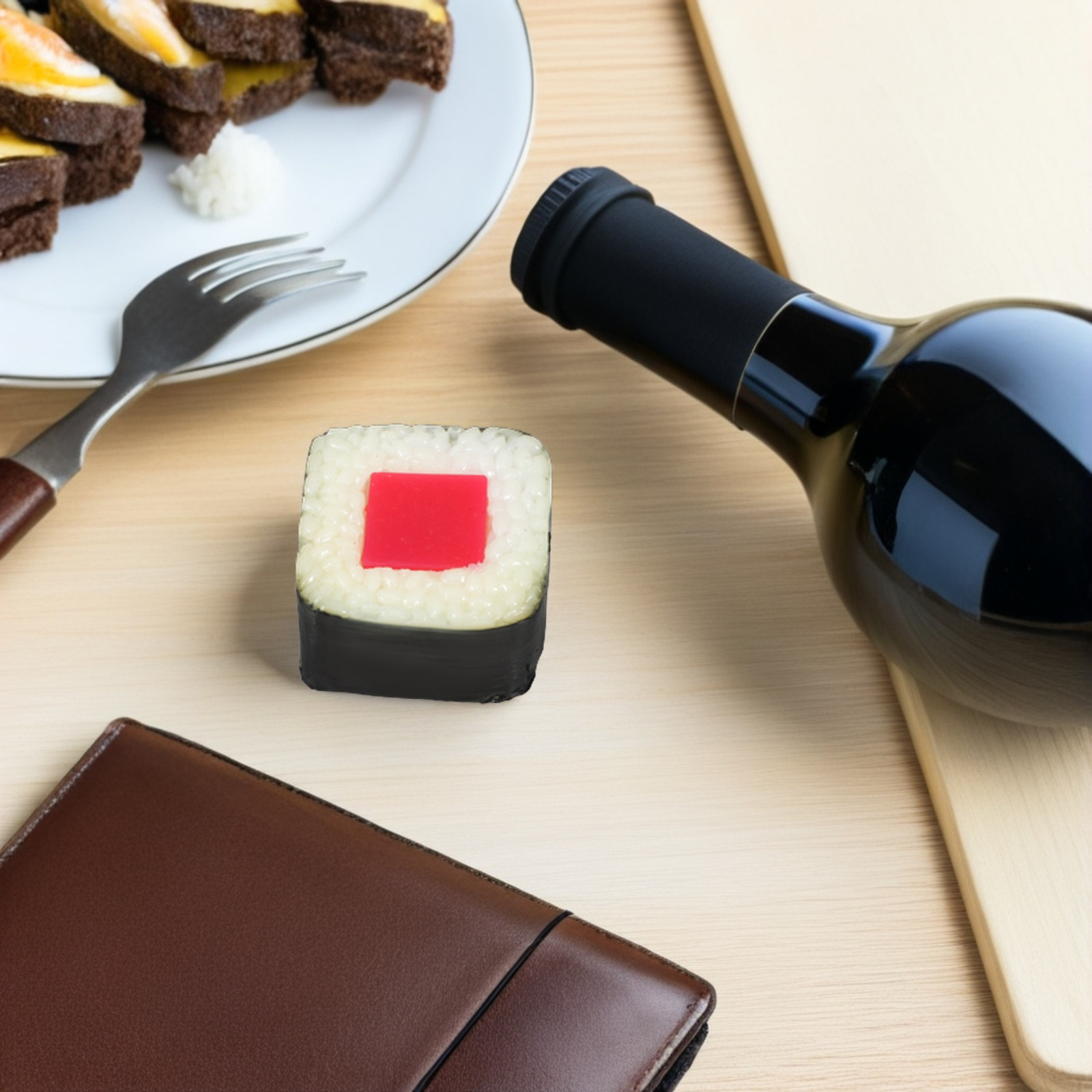 レストランや写真撮影用の、リアルな日本の海苔おにぎり（人工食 - Photography Japanese のレビューと価格