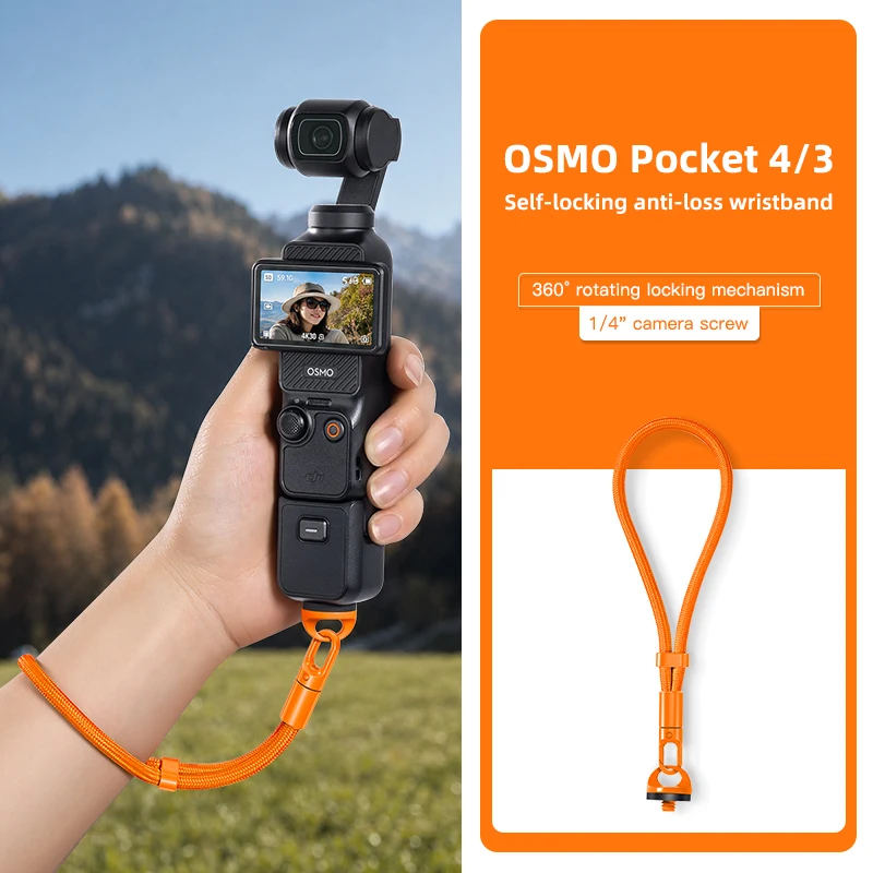 DJI Osmo Pocket 4/3 カメラ用紛失防止リス - Camera Wrist Strap のレビューと価格