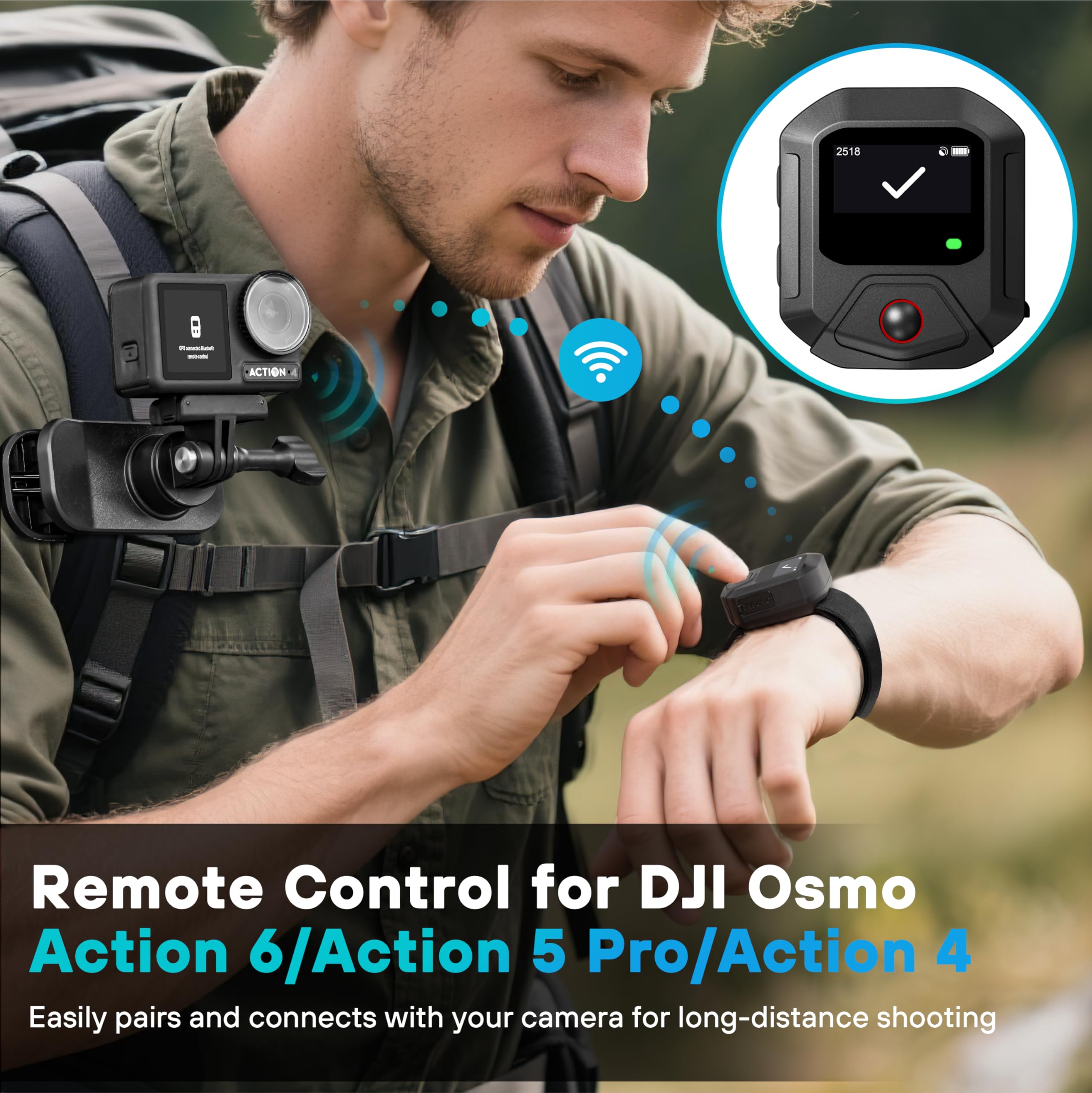 Bluetooth リモコン DJI Osmo Action - Camera Wrist Strap のレビューと価格